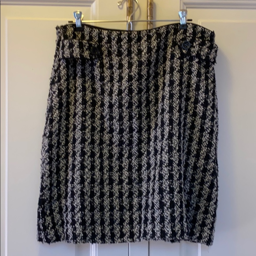 Black and White Warm Winter Skirt